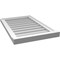 Ekena Millwork Vertical Surface Mount PVC Gable Vent w/ 2"W x 2"H , Brickmould Sill Frame, 18"W x 28"H GVPVE18X2803SN - alternate 5